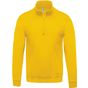 Kariban Sweat-shirt col zippé  yellow