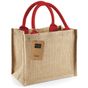 Westford Mill Sac cadeau en jute mini natural/bright_red
