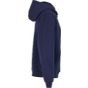 Build Your Brand Ladies Fluffy Zip Hoody Navy