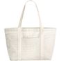 Westford Mill Tote bag rayé en coton bio grey_stripe