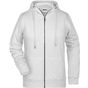 James&Nicholson Ladies´ Zip-Hoody ash