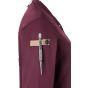 karlowsky Women's Long-Sleeve Chef Jacket Green Generation Sustainable GRS Aubergine