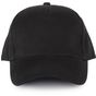 K-up Casquette 5 panneaux en coton bio black
