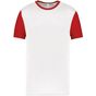 ProAct Maillot manches courtes bicolore adulte - white/sporty_red - XL