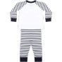 Larkwood Children's Striped Pyjama navy_stripe