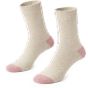 Pelot Morgan - Chaussettes mixtes ecru/poudre