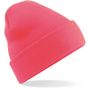 Beechfield Bonnet Original à revers fluorescent_pink