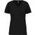 kariban T-shirt BIO150IC col V femme - black - L