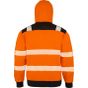 Result Recycled zipped safety hoody fluorescent_orange