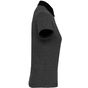 Kariban Polo jersey bicolore femme dark_grey_heather/black