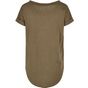 Build Your Brand Ladies Long Slub Tee olive