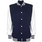 fdm Varsity Jacket navy/white