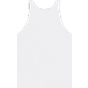 Bella Unisex jersey tank white