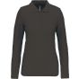 WK Designed To Work Polo manches longues femme dark_grey