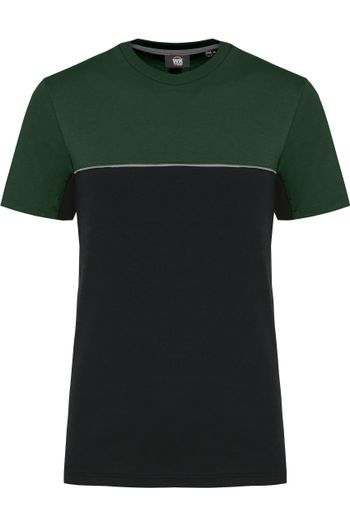 Image produit T-shirt bicolore écoresponsable manches courtes unisexe