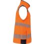 WK Designed To Work Veste softshell de sécurité recyclée avec manches détachables unisexe hi_viz_orange/navy