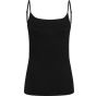 SF Clothing Women´s feel good stretch spaghetti vest black