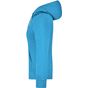 James&Nicholson Ladies´ Hooded Sweat turquoise