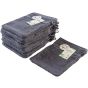 A&R Gant de toilette en bambou naturel® Dark grey