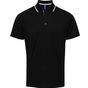 Premier Polo Coolchecker® contrasté pour homme black/white