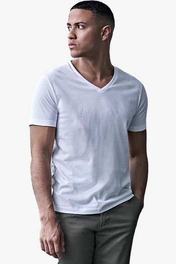 Image produit Mens Fashion V-Neck Soft-Tee