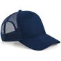 Beechfield Casquette filet réglable en daim french_navy