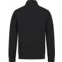 Henbury Unisex sustainable 1/4 zip sweatshirt black