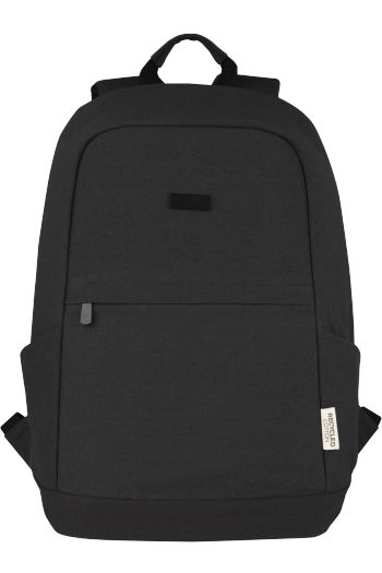 Image produit Sac à dos anti-vol pour ordinateur portable Joey de 18 L en toile recyclée 15,6 pouces