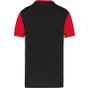 ProAct Maillot manches courtes bicolore unisexe black/sporty_red