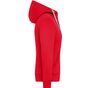 James&Nicholson Ladies' Lifestyle Zip-Hoody red/grey_heather