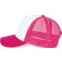 K-up Casquette trucker - 5 Panneaux white/fuchsia