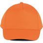 K-up Casquette coton - 5 panneaux orange