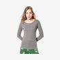 Kariban T-shirt coton BIO col rond manches longues femme 