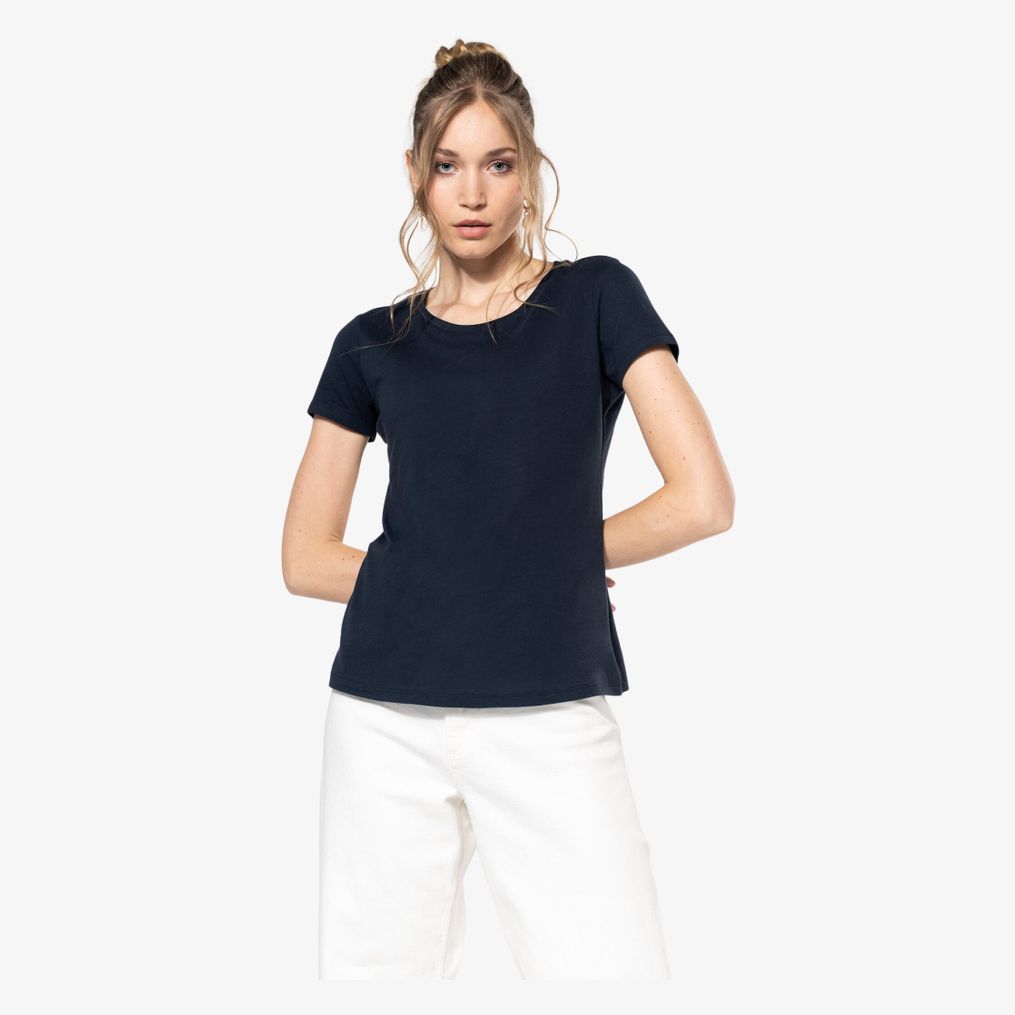 T-shirt BIO150 col rond femme kariban