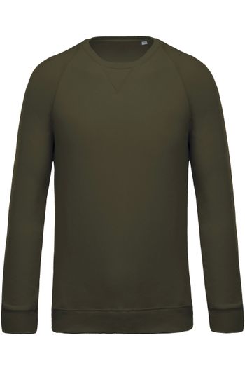 Image produit Sweat-shirt BIO col rond manches raglan homme 