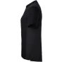 karlowsky Women's Short-Sleeve Performance Work Shirt in sage, Slim Fit Black