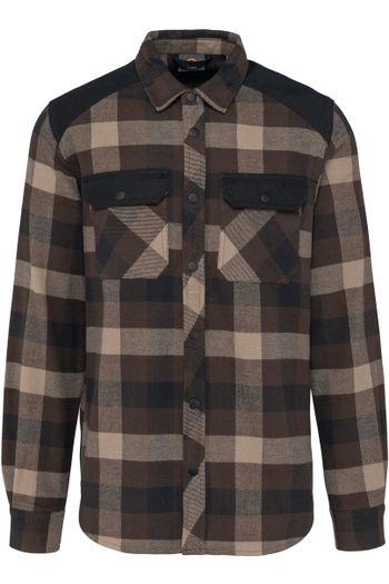 Chemise à carreaux avec poches homme 