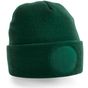 Beechfield Bonnet à patch rond bottle_green