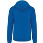 kariban sweat-shirt zippé capuche contrastée light_royal_blue/white