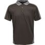 Regatta Men's Contrast Coolweave Quick Wicking Polo Shirt black/seal_grey