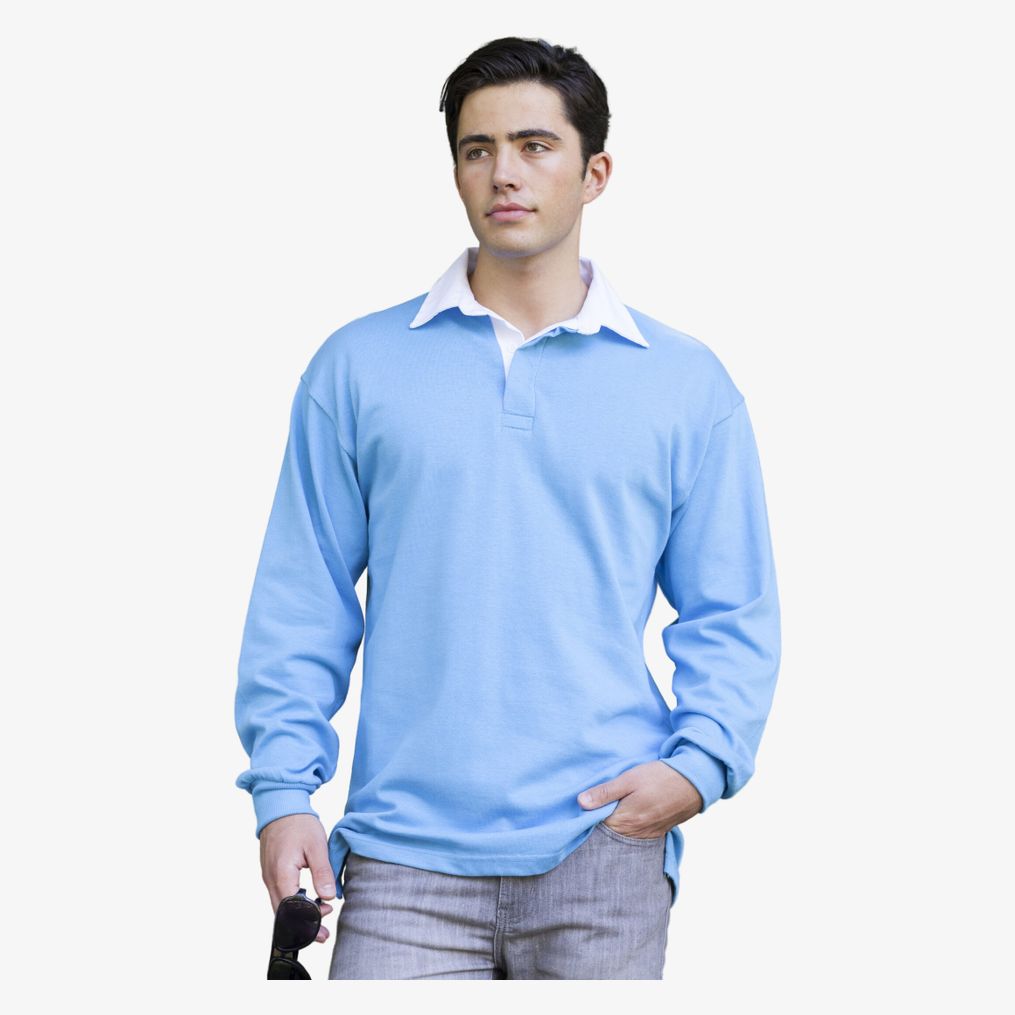 Men's L/S Classic Rugby Shirt Front Row