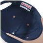 Beechfield Casquette en coton épais gratté de profil bas french_navy/taupe