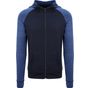 AWDis Just Cool Men's Cool Contrast Zoodie navy/navy_melange
