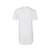 Bella Men's long body urban tee white