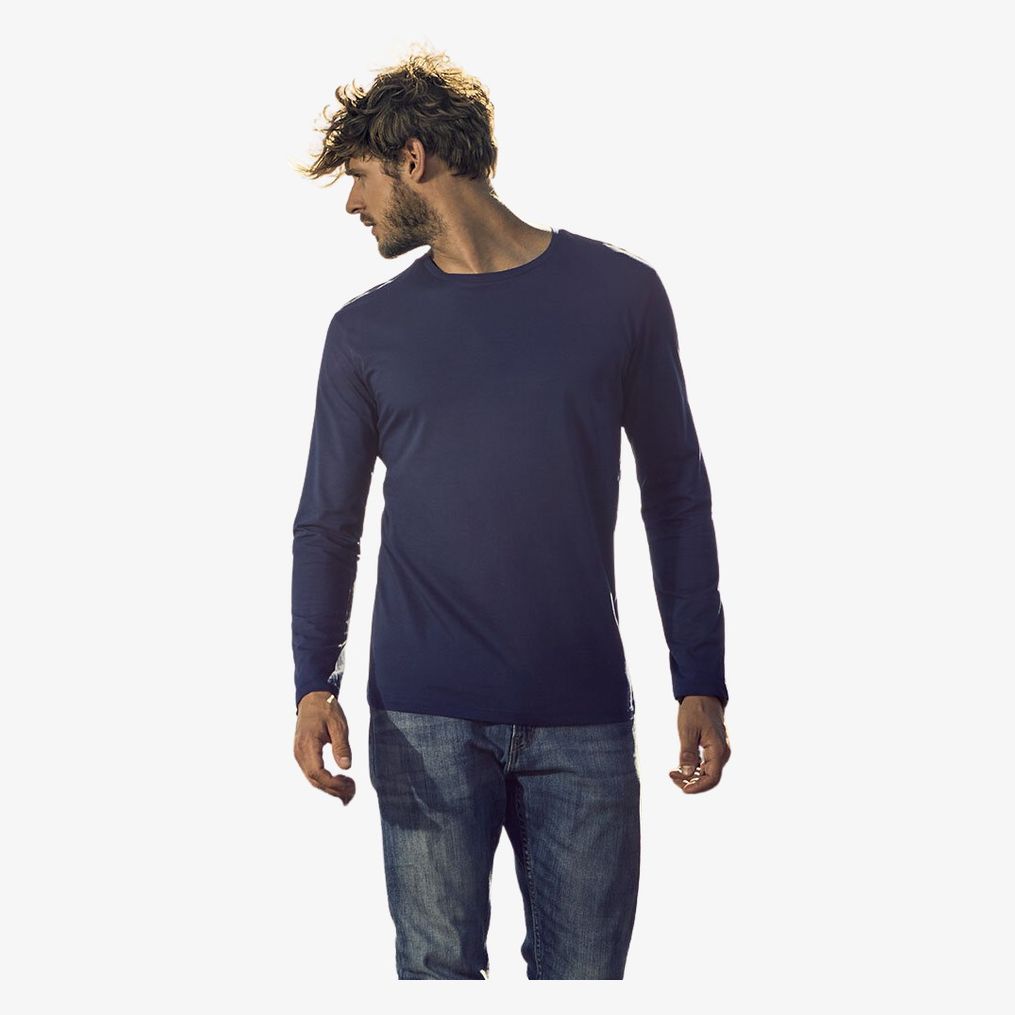 Men´s Roundneck T-Shirt Longsleeve Xo by Promodoro