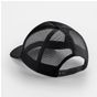 Beechfield Casquette américaine vintage junior black/black