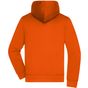 James&Nicholson Men's Hooded Jacket dark_orange/carbon