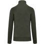 kariban Sweat-shirt col zippé dark_khaki