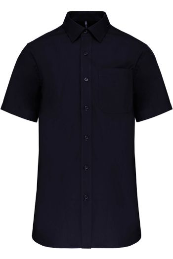 Chemise popeline manches courtes