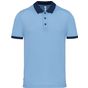 ProAct Polo piqué performance homme sky_blue/sporty_navy